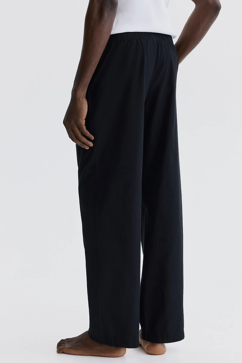 Relaxed-Fit Poplin Pants