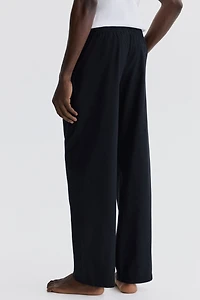 Relaxed-Fit Poplin Pants