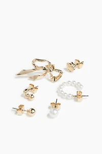 6 Pairs Earrings