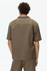 Relaxed-Fit Linen-Blend Resort Shirt