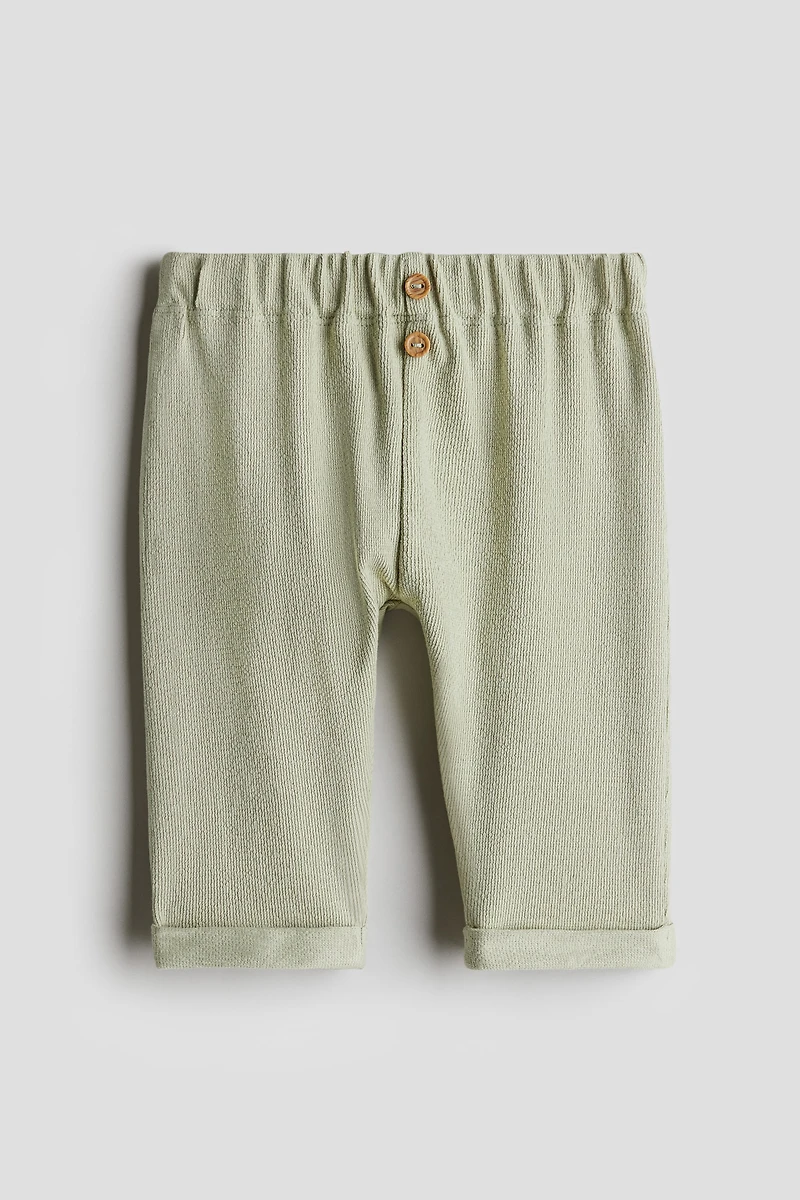Button-Front Pants