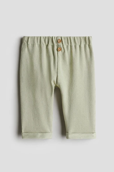 Button-Front Pants
