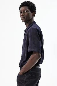 Regular-Fit Linen-Blend Resort Shirt