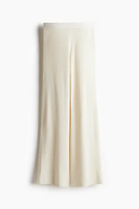 Pantalon en tricot pointelle