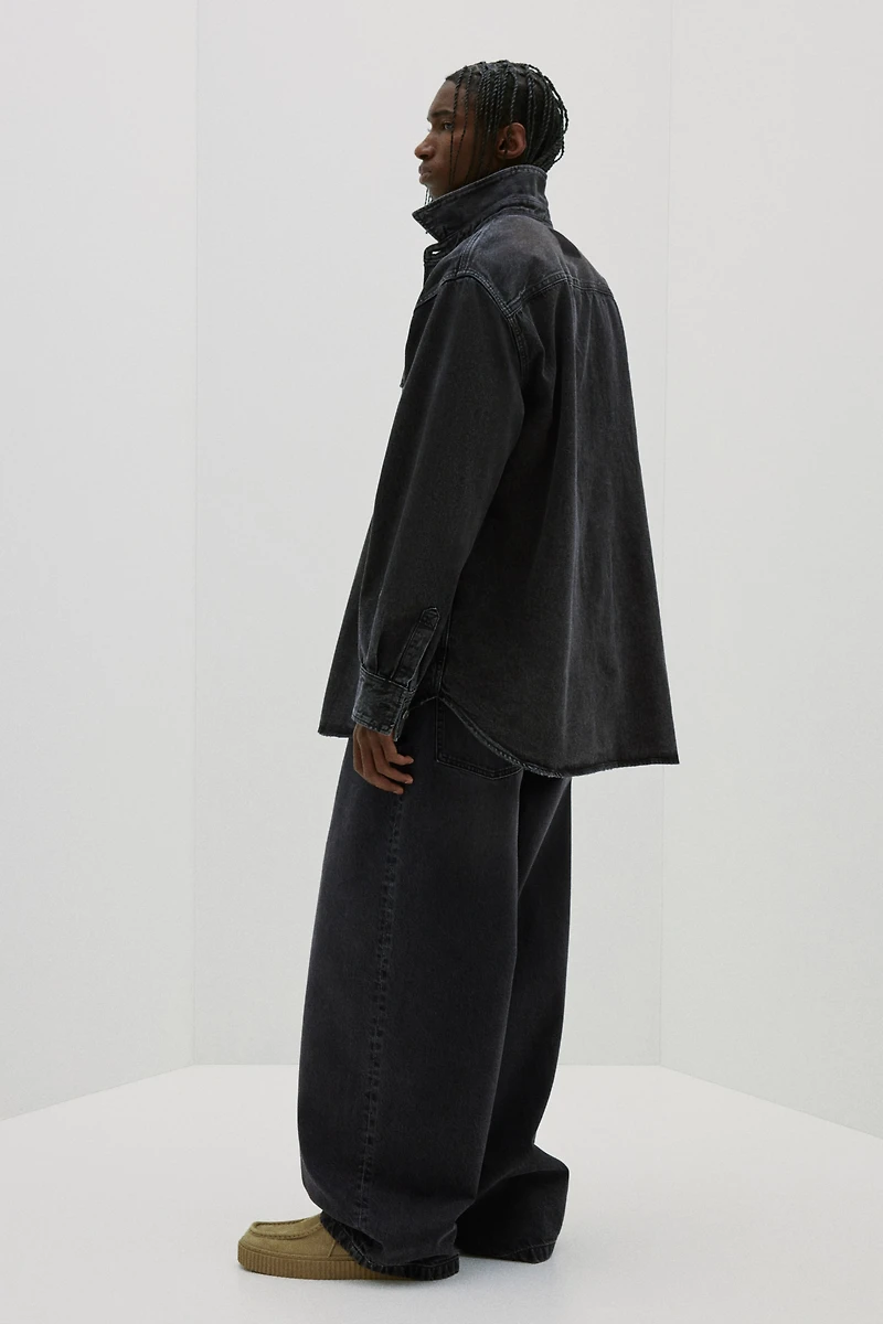 Oversized Fit Denim Shirt