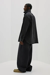Oversized Fit Denim Shirt
