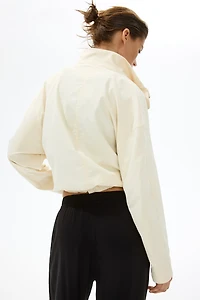 Wide-cut Pull-on Pants