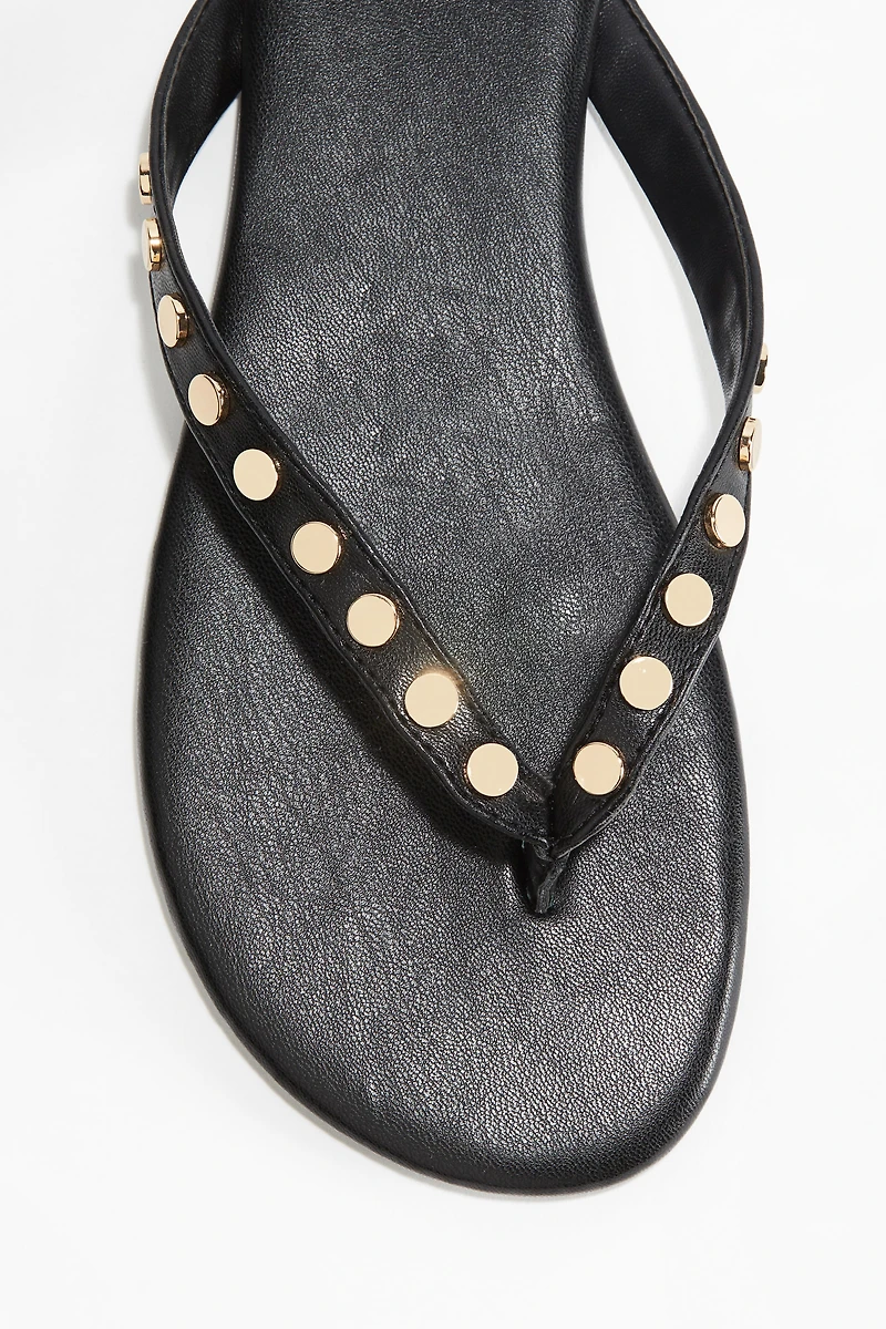 Studded Flip-Flops