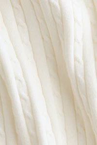 Cable-Knit Viscose-Blend Sweater