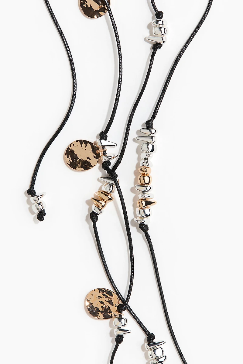 Multi-Strand Cord Necklace