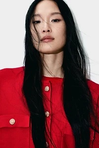 Pocket-Detail Cardigan