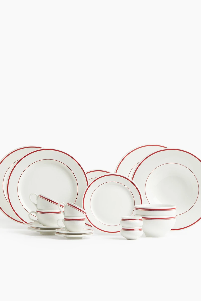 2-Pack Deep Porcelain Plates