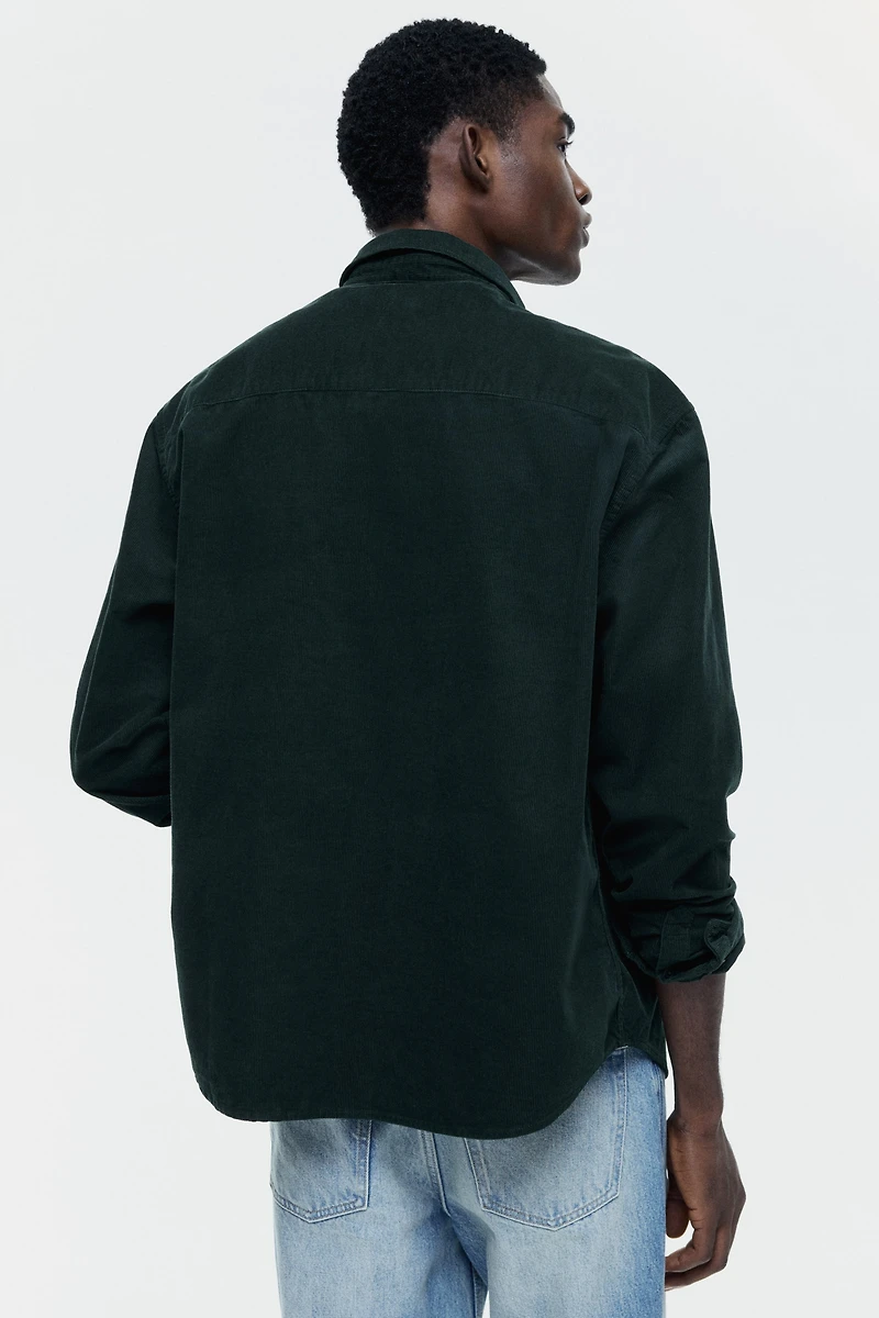 Regular-Fit Corduroy Shirt