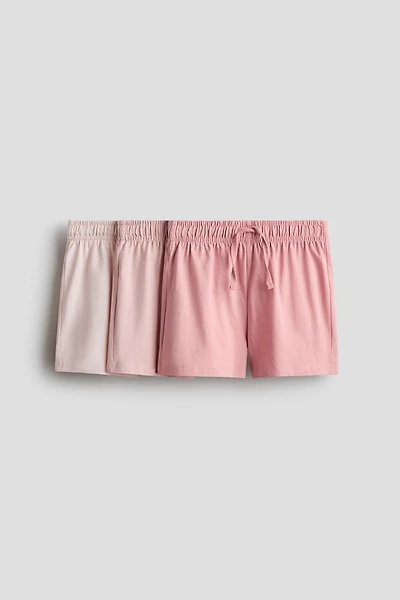 Lot de 3 shorts en jersey coton