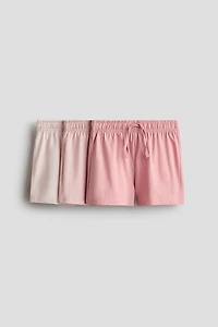 Lot de 3 shorts en jersey coton