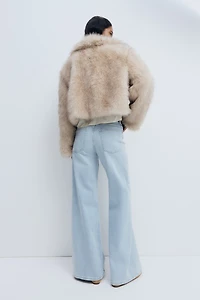 Jean ample taille haute