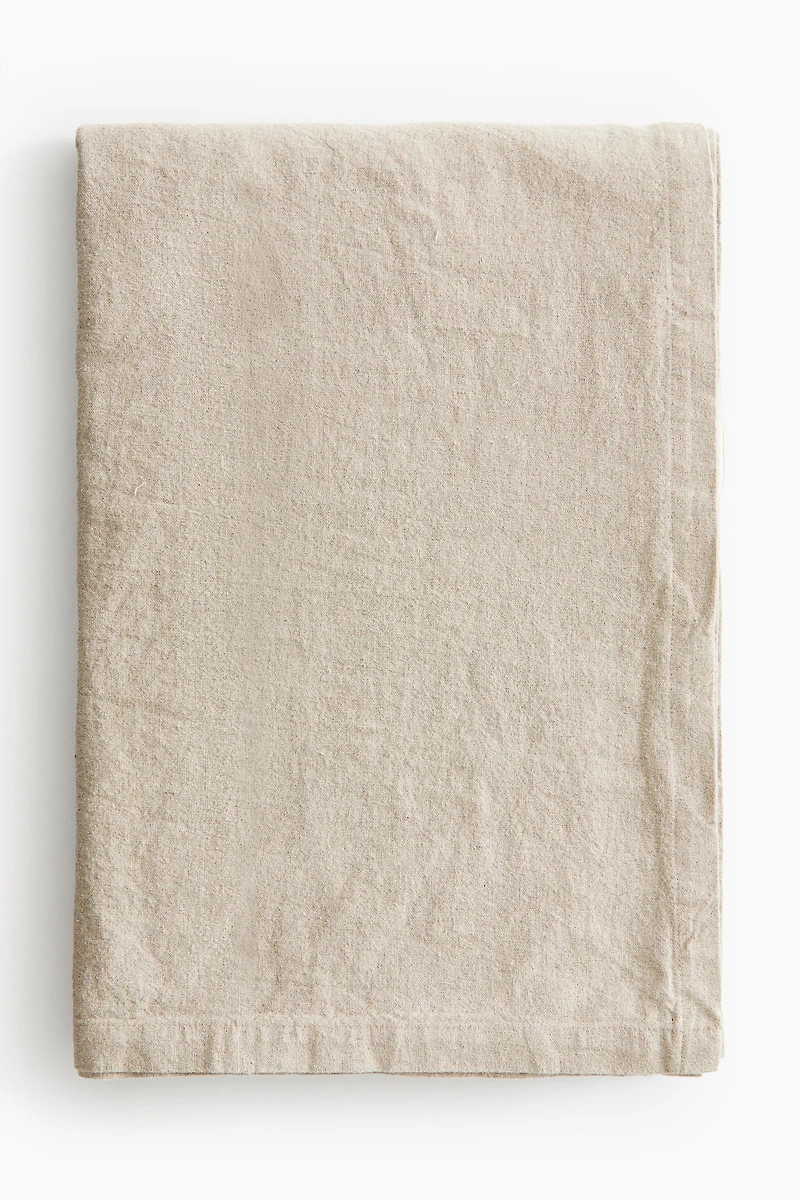 Linen-blend Tablecloth