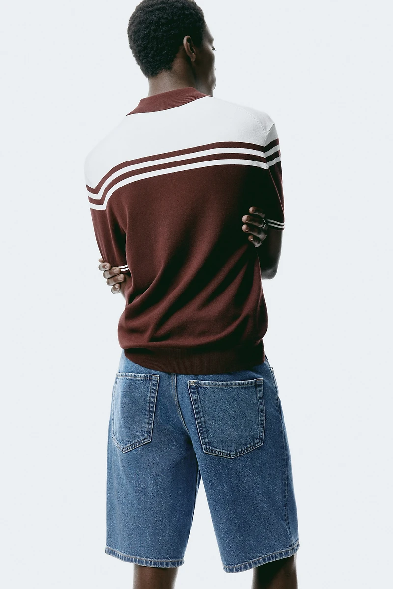 Short décontracté en denim