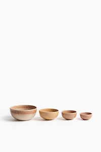 4-Piece Stoneware Bowl Set