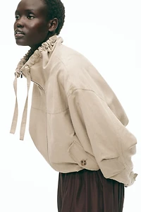 Linen-Blend Jacket
