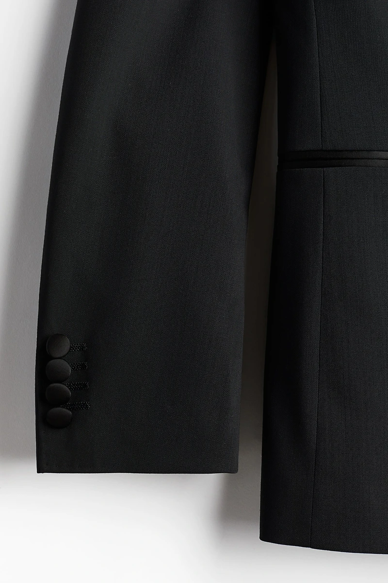 Slim Fit Wool-Blend Tuxedo Jacket