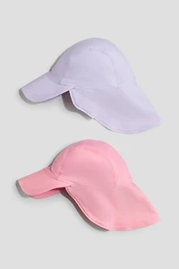 2-Pack Sun Caps UPF 50