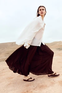 Gathered Modal Skirt