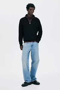 Regular Fit Half-Zip Sweater