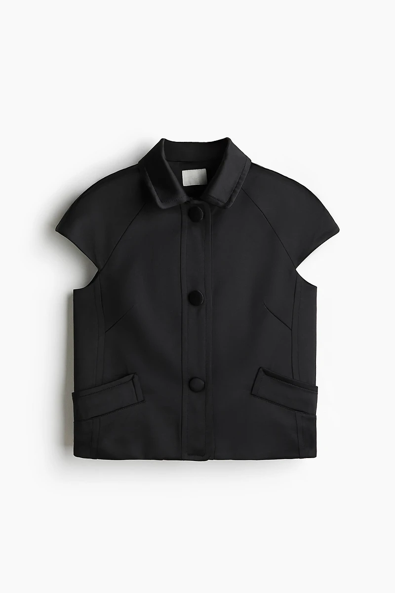 Cap-Sleeved Jacket