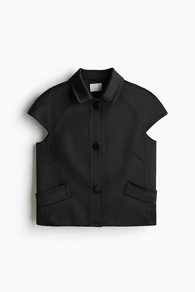 Cap-Sleeved Jacket
