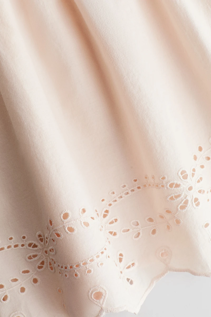 Dress with Eyelet Embroidery