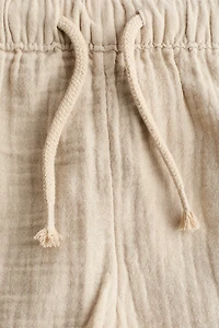 Cotton Muslin Shorts