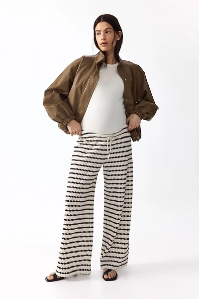 MAMA Pantalon en tricot Before & After