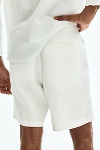 Relaxed-Fit Linen Shorts