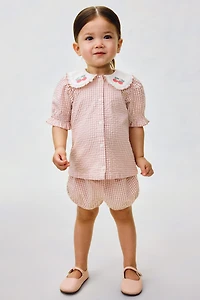 Ensemble 2 pièces en crépon de coton