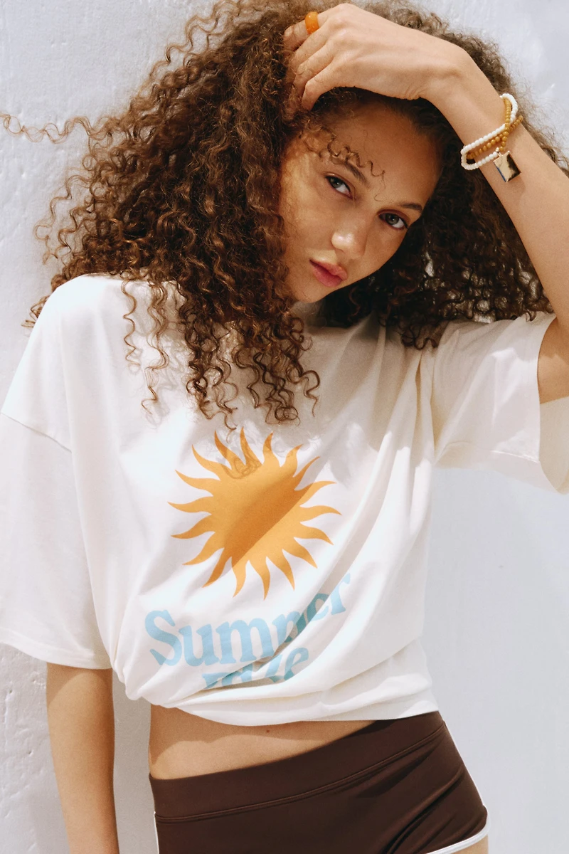 Oversized Printed T-Shirt