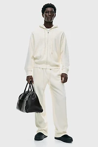 Loose-Fit Jersey Hooded Jacket