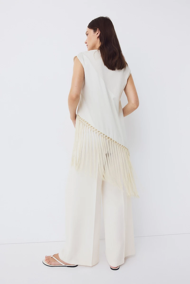 MAMA Wide-Leg Dress Pants