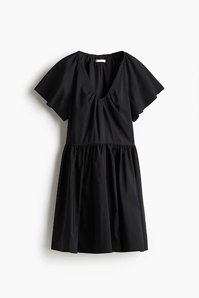 Butterfly-Sleeved Dress