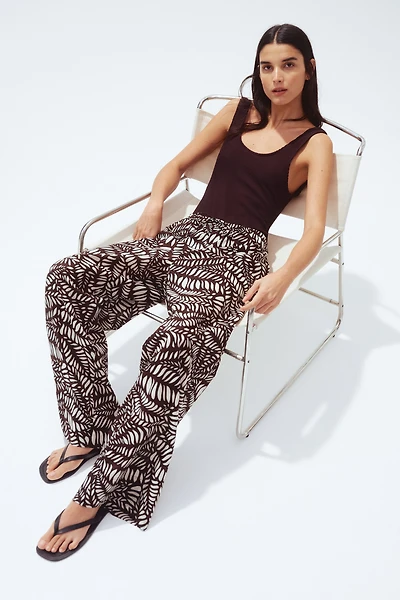 Pantalon en coton avec cordon de serrage