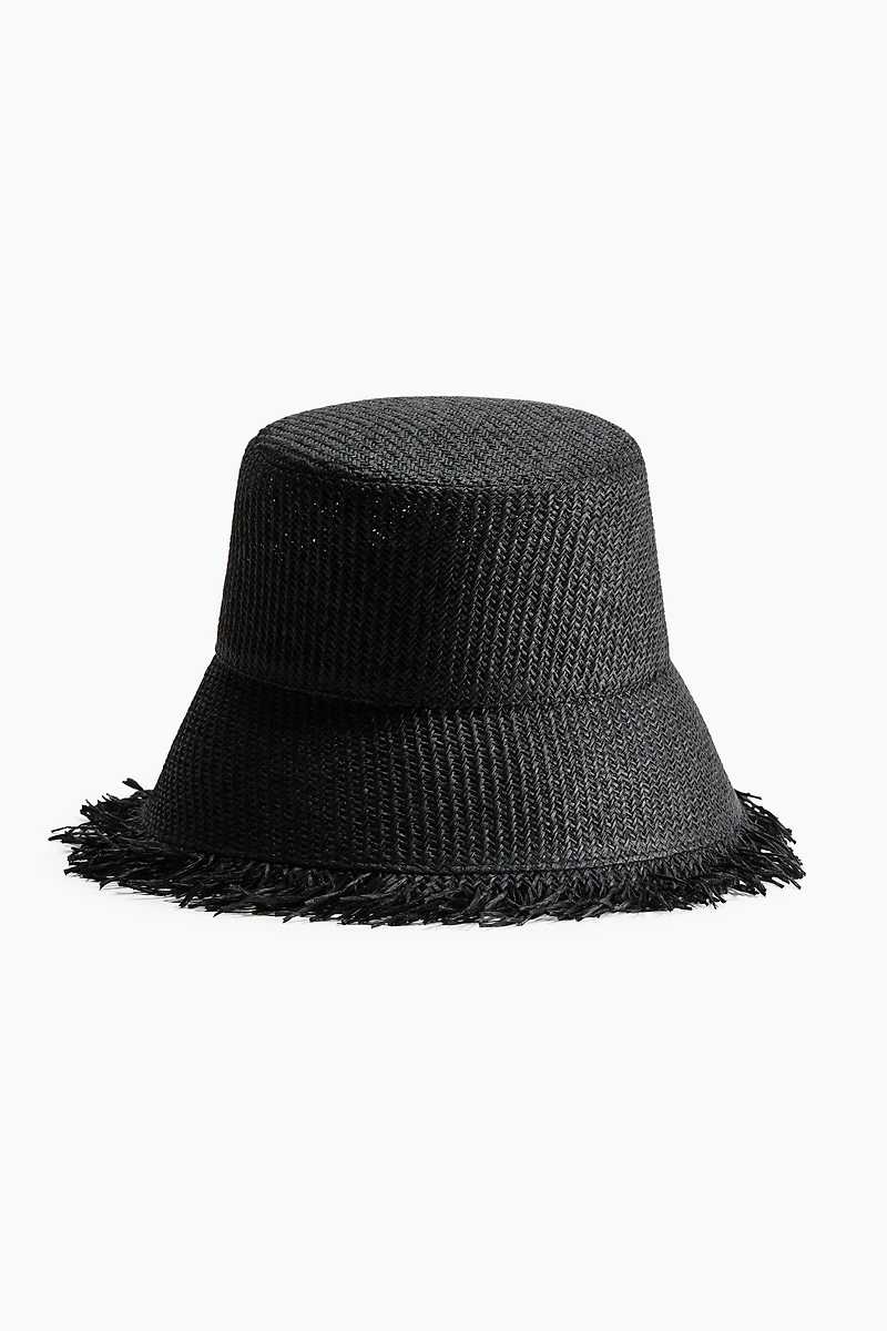 Straw Bucket Hat
