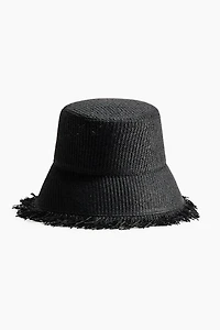 Straw Bucket Hat