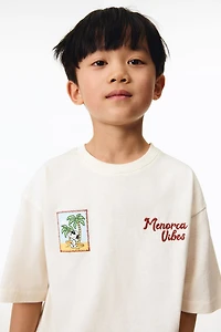 Loose-fit printed T-shirt