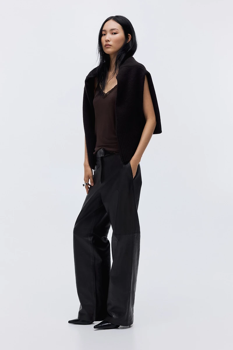 Lace-Trimmed Camisole Top