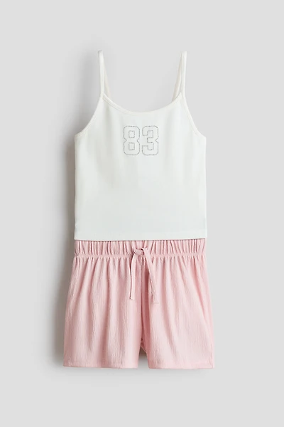 2-Piece Top and Shorts Set