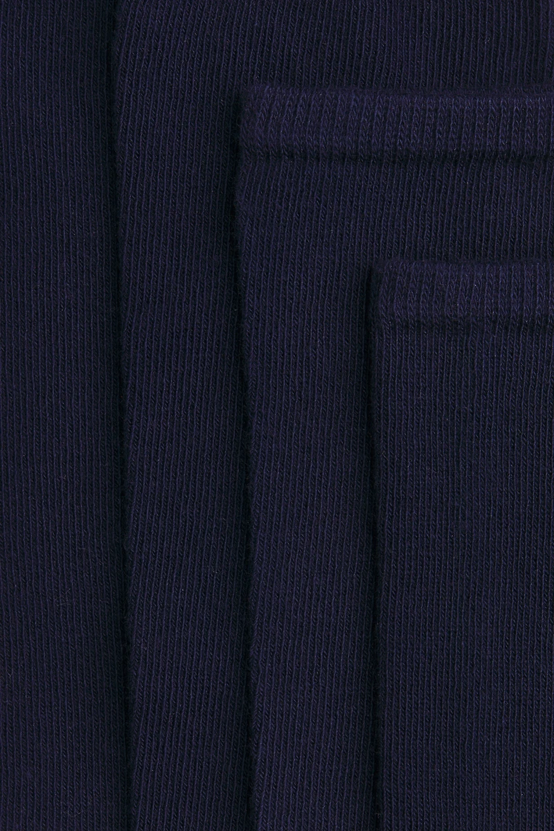 Lot de 4 paires chaussettes scolaires montantes