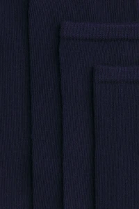 Lot de 4 paires chaussettes scolaires montantes