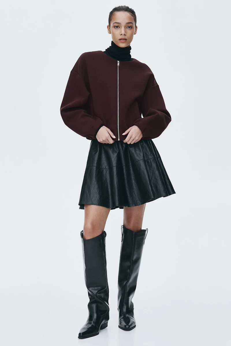 Chandail à fermeture éclair en scuba