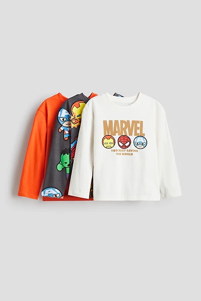 Lot de 3 T-shirts à manches longues