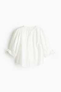 Puff-Sleeved Blouse